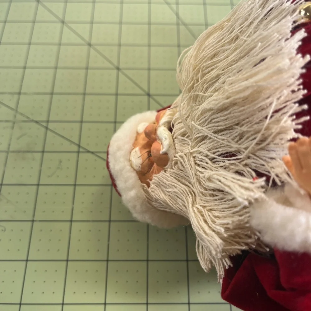 Vintage Silvestri Santa Claus 8” Height Christmas Ornament‎